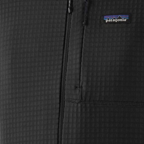 NEW Patagonia Men's R1 Polartec Power Grid Techface Jacket Size L Black - Picture 3 of 13